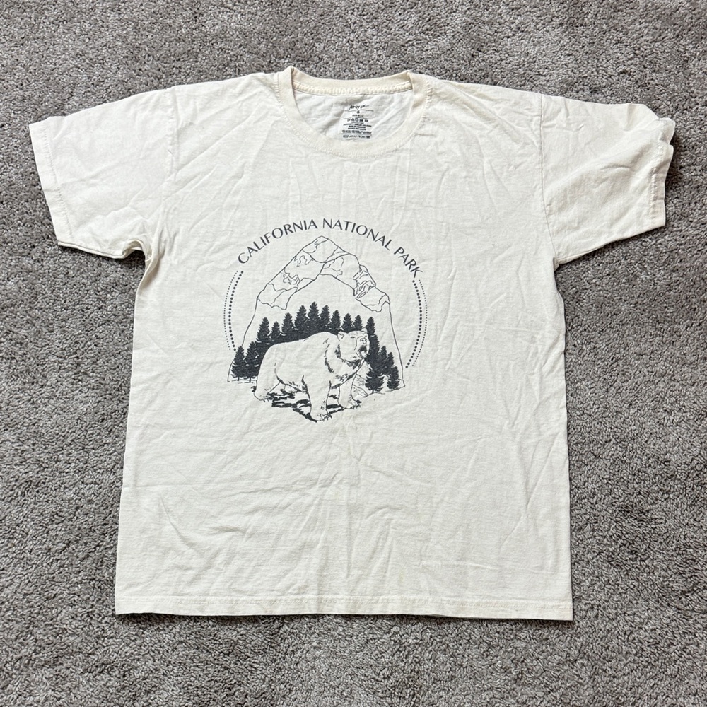 Cream Graphic Tee
